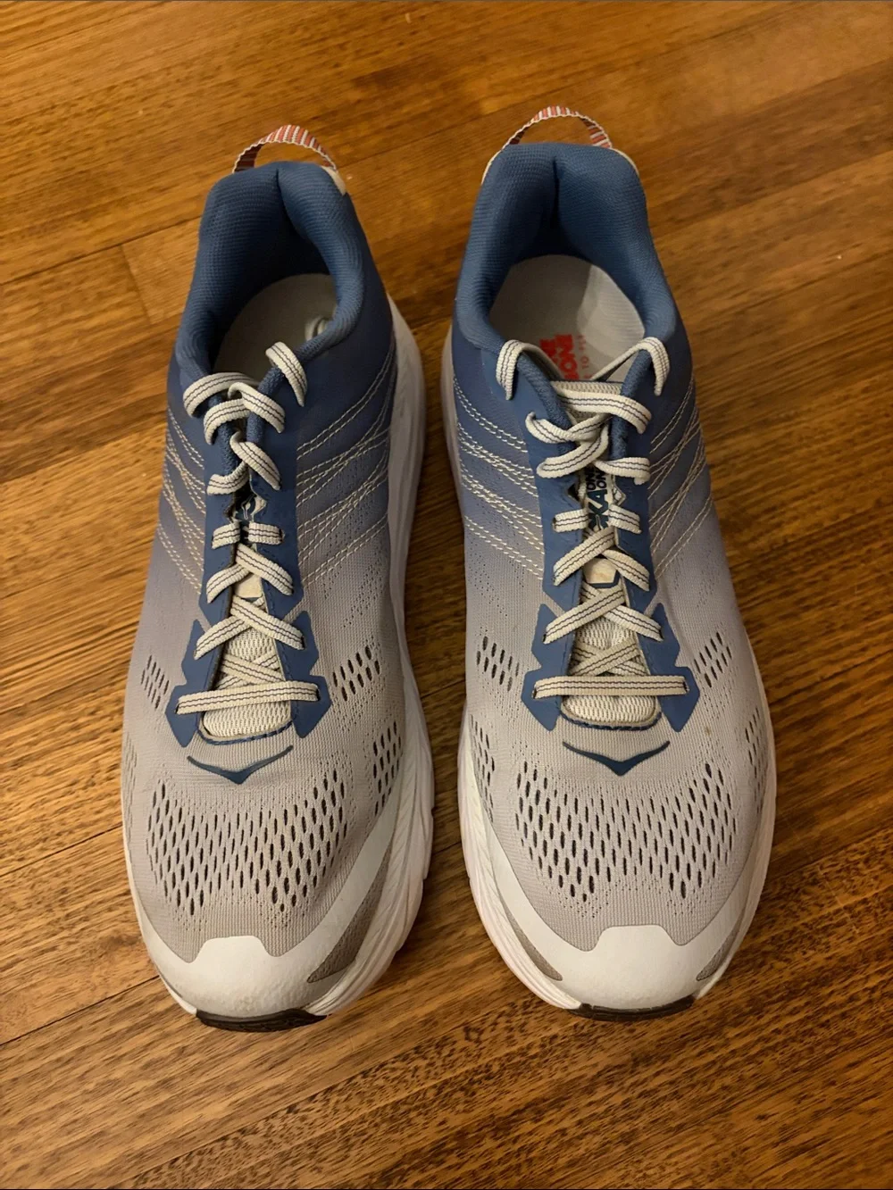 HOKA One One Clifton 6 Women’s Running Shoes Blue Gray Size 11
